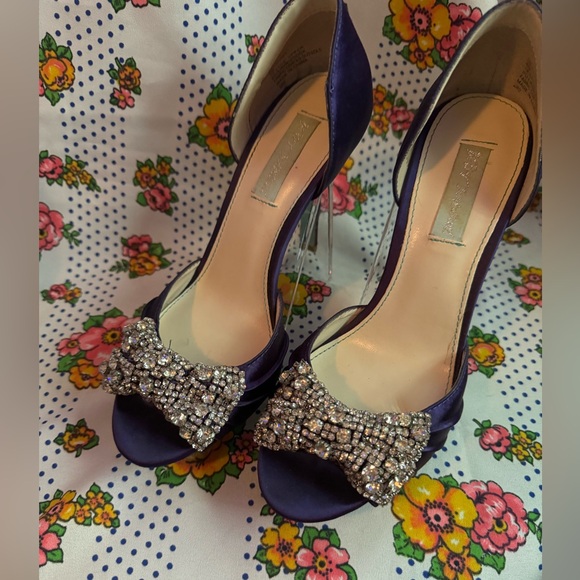 Betsey Johnson Shoes - Betsey Johnson Jeweled Heels